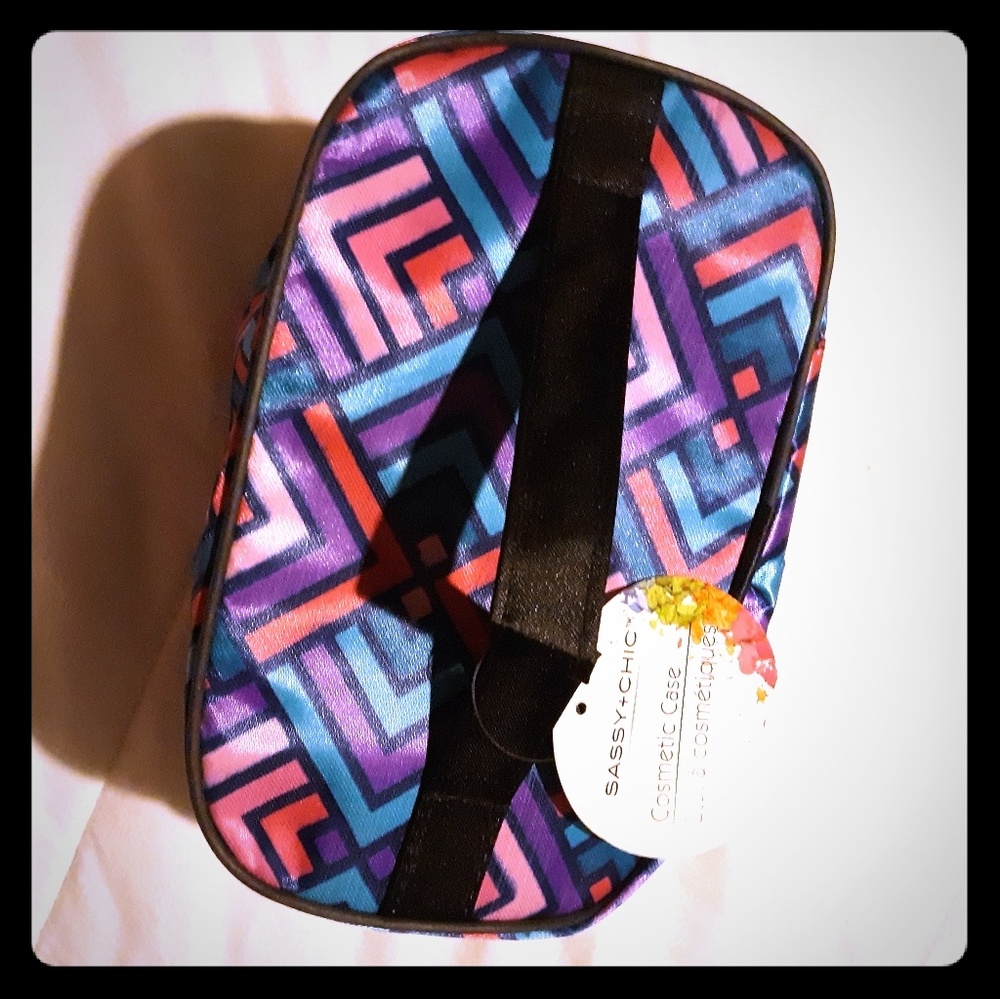 Multi-colored Sassy Chic Cosmetic Bag